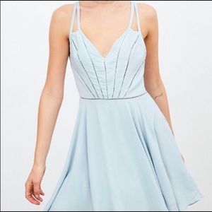 NWT.....Urban Outfitters, Light Blue Strappy Dress